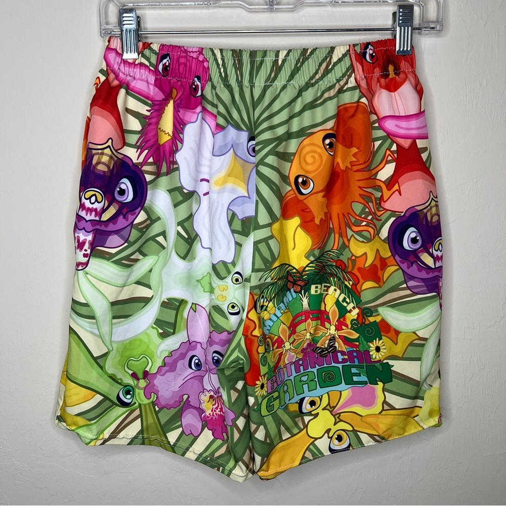miami beach botanical gardens kawaii universe shorts youth medium